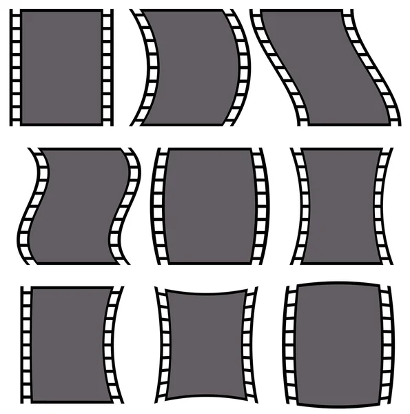 Film strip element set — Stock vektor