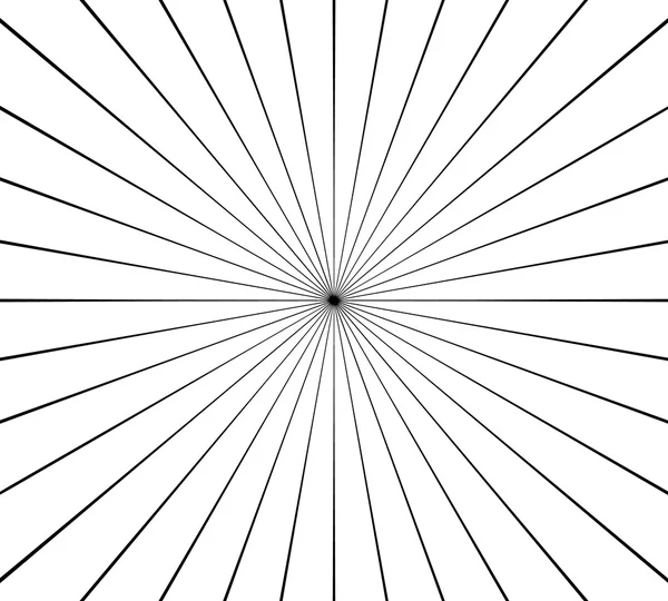 Elemento radial circular, líneas radiantes — Vector de stock