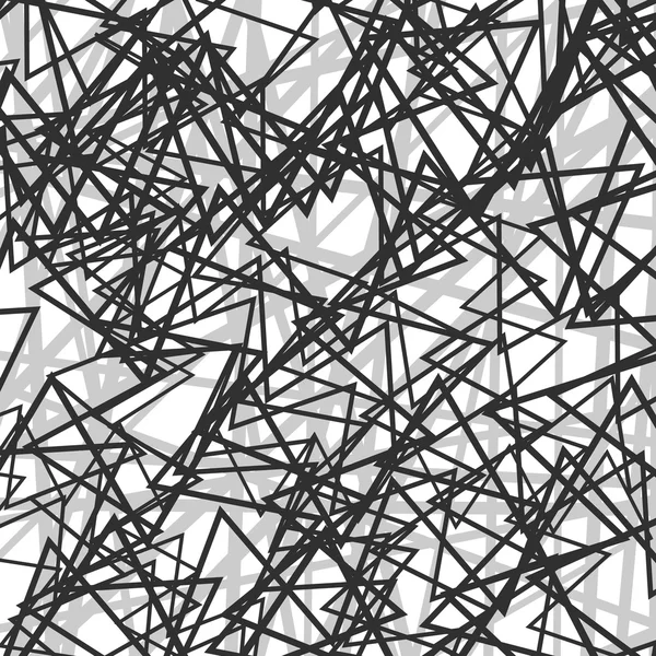 Kaotiska linjer abstrakt mönster — Stock vektor