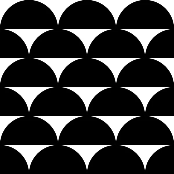 Modèle abstrait géométrique noir et blanc — Image vectorielle