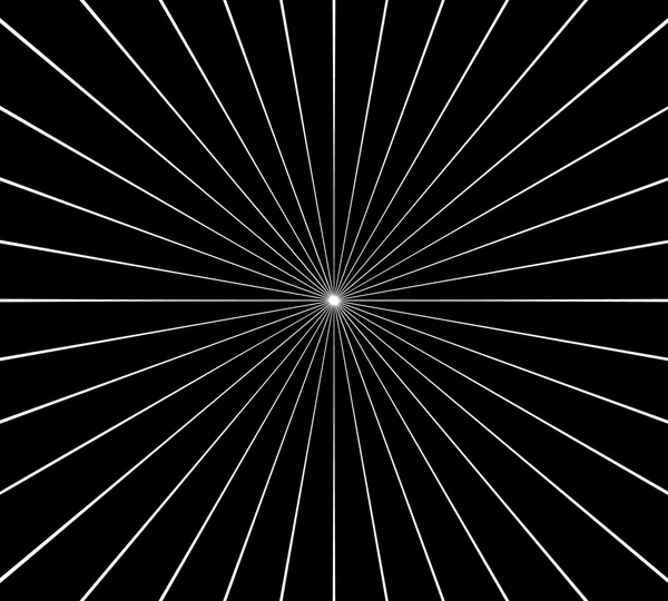 Kreisförmiges radiales, strahlendes Linienelement — Stockvektor