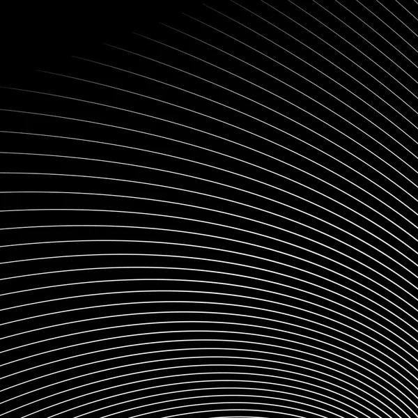 Líneas curvas dinámicas patrón abstracto — Vector de stock