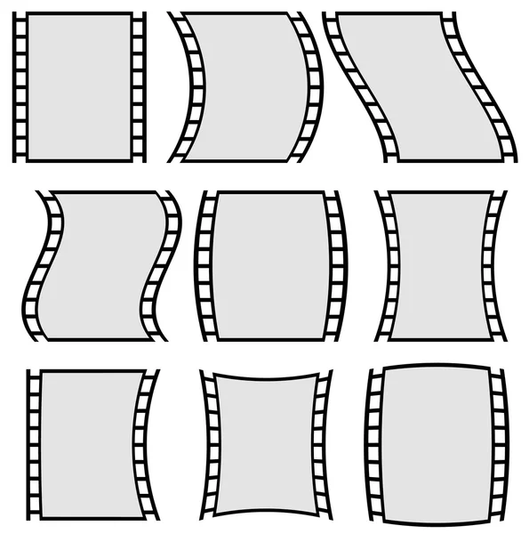 Set di elementi per pellicole — Vettoriale Stock