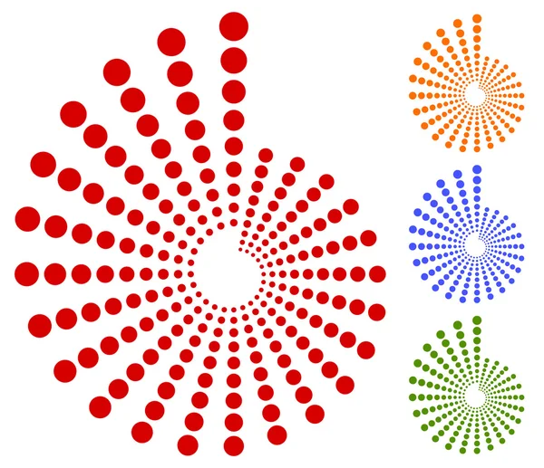Dots, circles abstract elements — Stock Vector