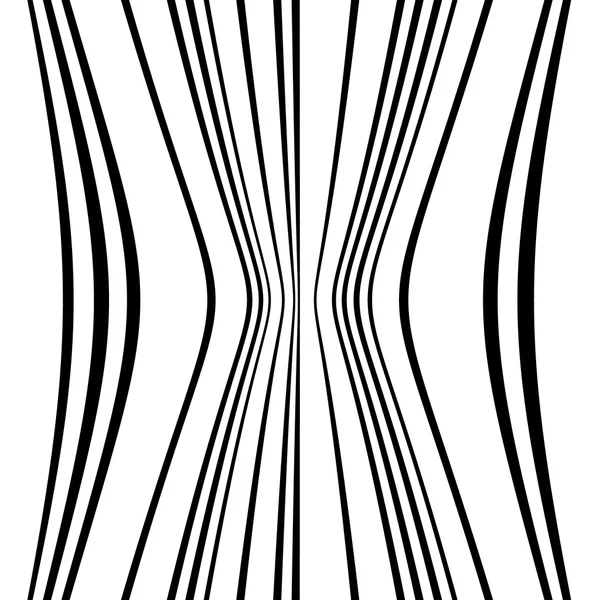 Padrão de linhas geométricas com distorção —  Vetores de Stock