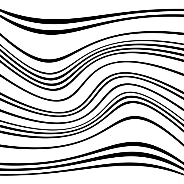 Patrón de líneas geométricas con distorsión — Archivo Imágenes Vectoriales