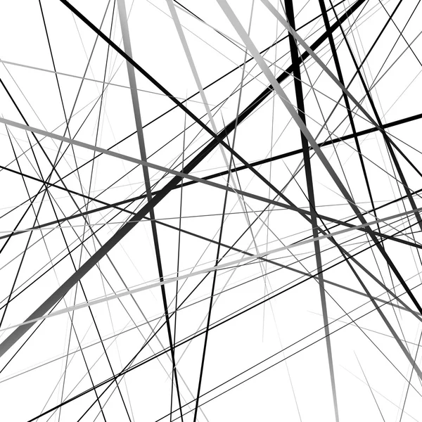 Schema geometrico delle linee di intersezione — Vettoriale Stock