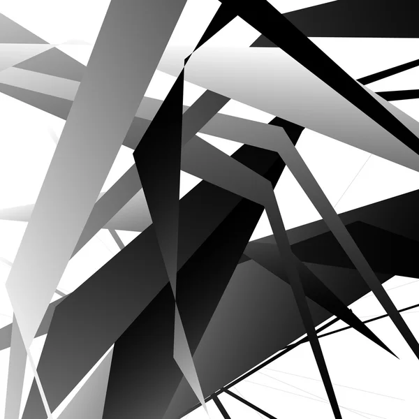 Abstracte geometrische vormen patroon — Stockvector