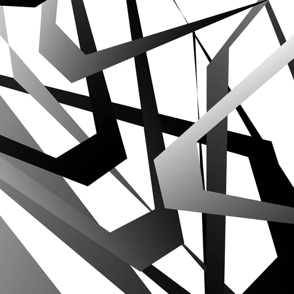 Muster abstrakter geometrischer Formen — Stockvektor