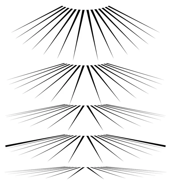 Geometriske 3d-linjeelementer – stockvektor