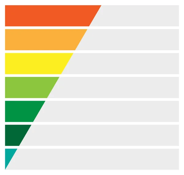 Balken-Infochart, Präsentations- oder Banner-Vorlagen — Stockvektor