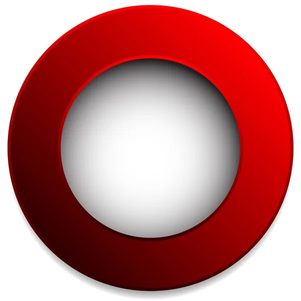 Färgglada cirkel badge, knapp — Stock vektor