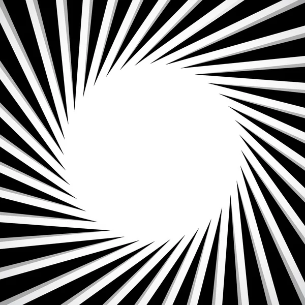 Líneas radiantes patrón circular — Archivo Imágenes Vectoriales
