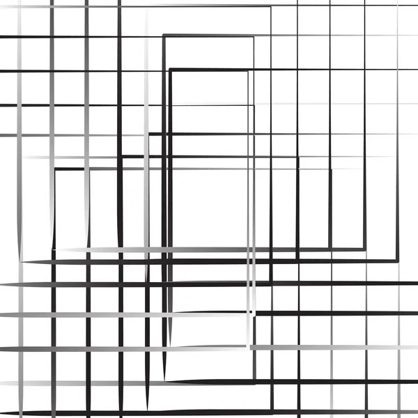 Geometrische abstrakte unregelmäßige Quadrate Hintergrund — Stockvektor