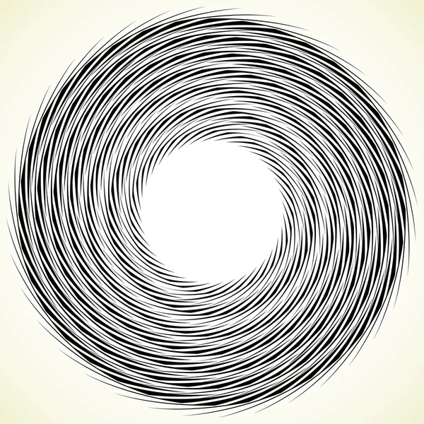 Geometriska spiral element. — Stock vektor