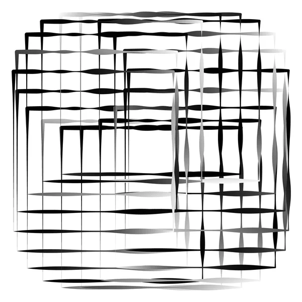 Geometrische abstrakte unregelmäßige Quadrate Hintergrund — Stockvektor