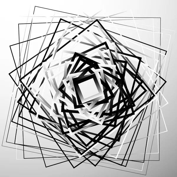 Абстрактний геометричний елемент хаотичних квадратів . — стоковий вектор