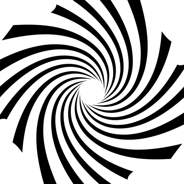 Geometrische patroon van circulaire radiale lijnen. — Stockvector