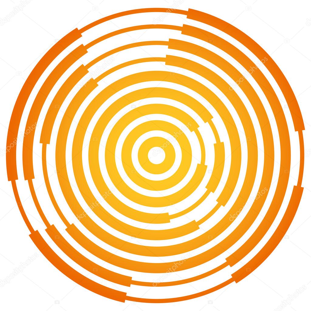 Random circles circular element 