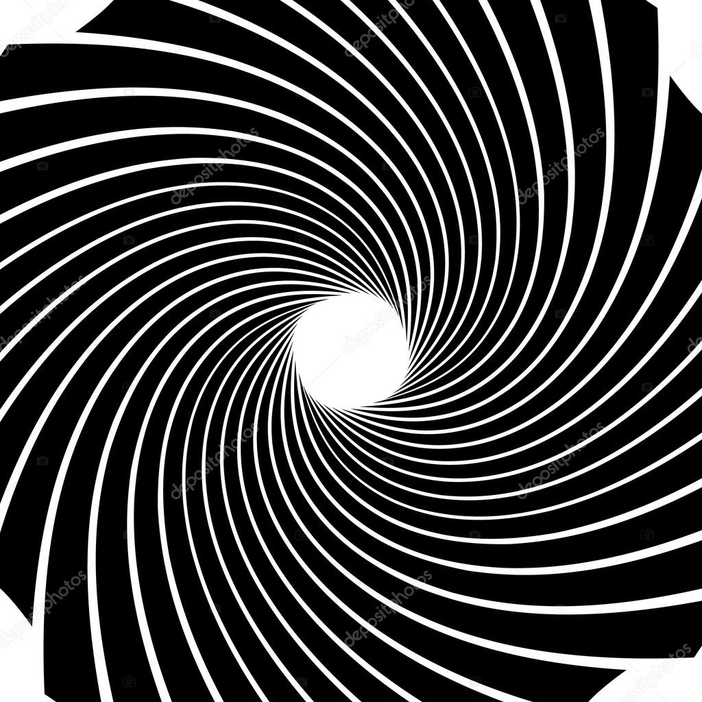 Circular radial lines geometric pattern.  