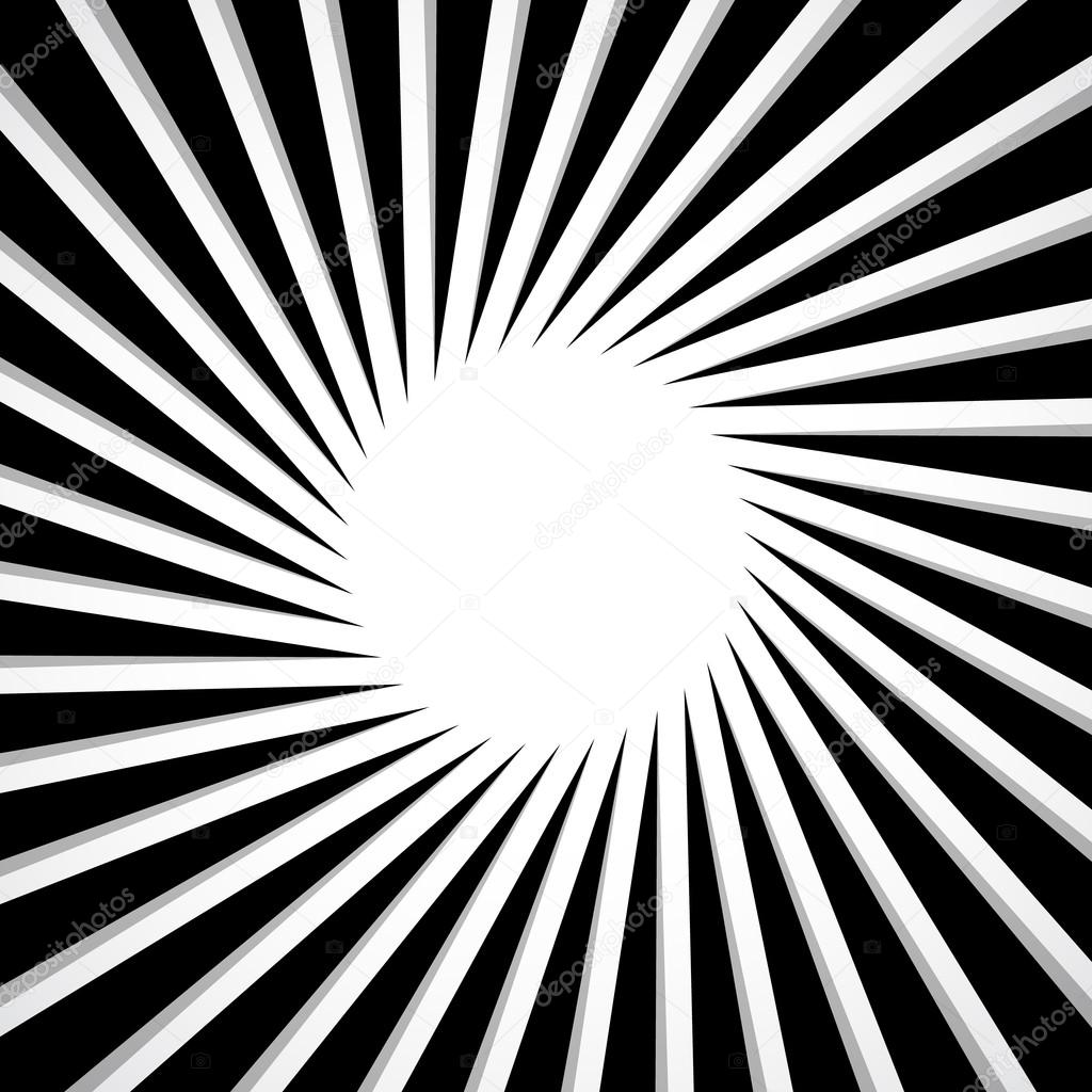  radiating lines circular pattern