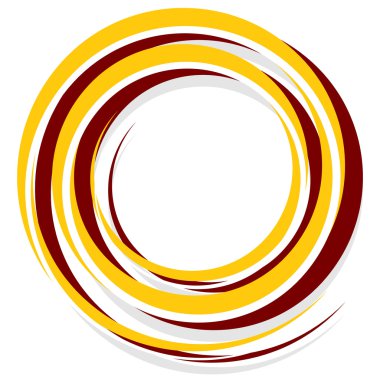 Soyut sarmal dekorasyon öğesi  