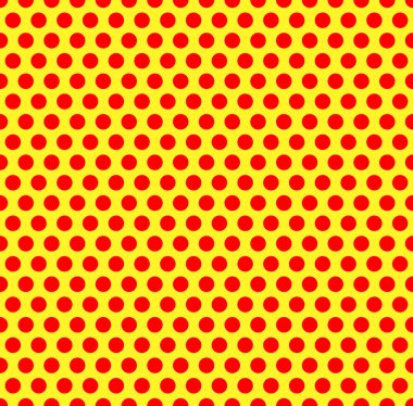 Noktalı popart soyut desen. 