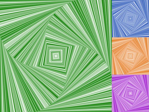 Abstract vierkanten geometrische patronen. — Stockvector