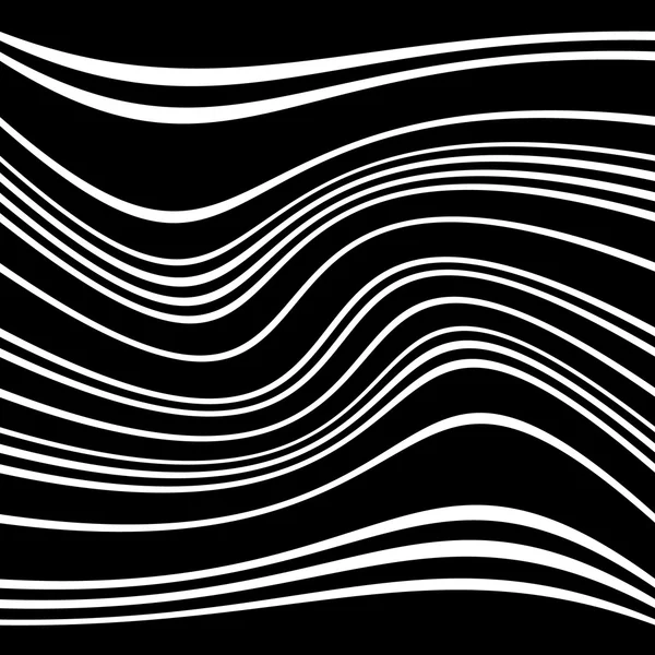 Modèle de lignes géométriques avec distorsion — Image vectorielle