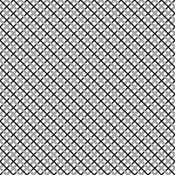 Grille, modèle de maille avec des lignes entrelacées . — Image vectorielle