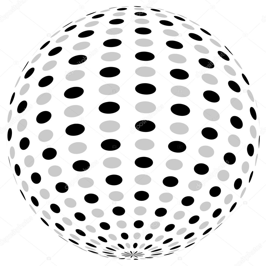 abstract 3d sphere orb  