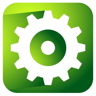 Gearwheel, cog, mechanism icon clipart