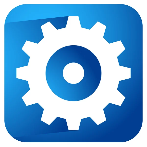 Gearwheel, cog, mechanism icon — Stock Vector