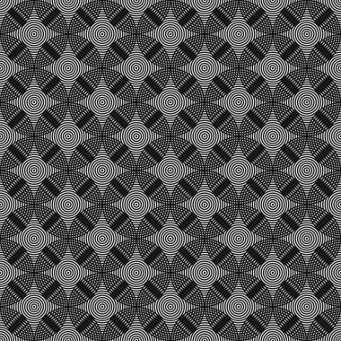 Kesintisiz Daire yüzük desen soyut.