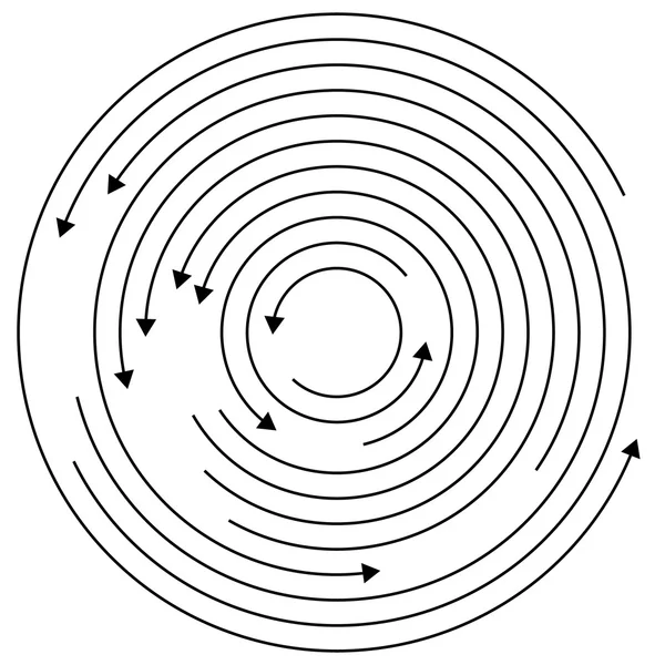 Circular arrows element — Stock Vector