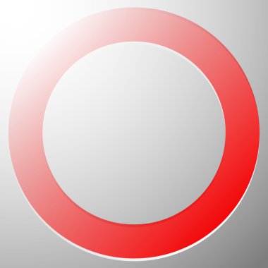 Kırmızı yasaklanması, kısıtlama işareti  