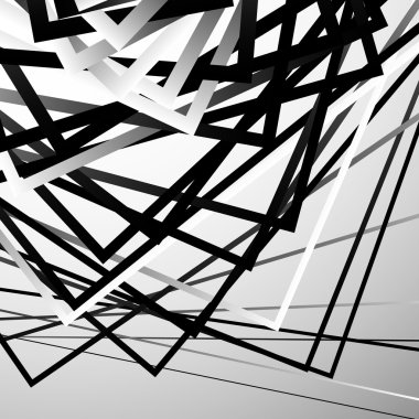 soyut geometrik öğe kareler.  