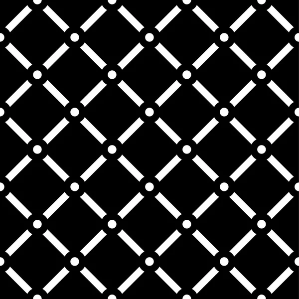 圆形节点模式的方格 — 图库矢量图片