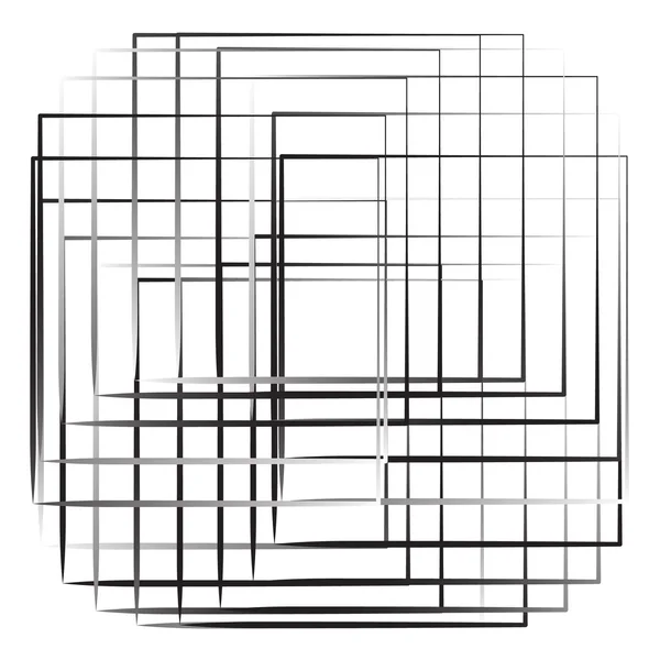 Geometrická abstraktní čtverce pozadí — Stockový vektor