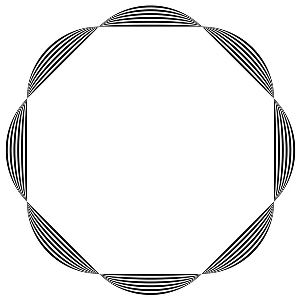 Streszczenie pasiasty element geometrycznej — Wektor stockowy