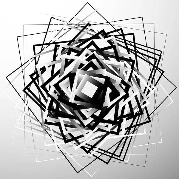 Cuadrados abstractos elemento geométrico . — Vector de stock