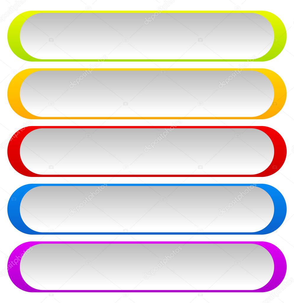 Button or banner backgrounds set