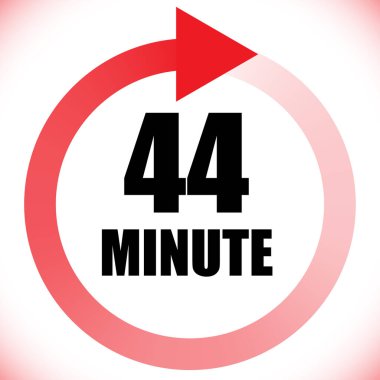 Numaralar, rakamlar, çevirme illüstrasyonu. Zaman, süre ve zaman kavramı simgesi. Geri dönüş zamanı (TAT) simgesi. Geri sayım, geri sayım vektörü