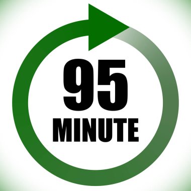 Numaralar, rakamlar, çevirme illüstrasyonu. Zaman, süre ve zaman kavramı simgesi. Geri dönüş zamanı (TAT) simgesi. Geri sayım, geri sayım vektörü