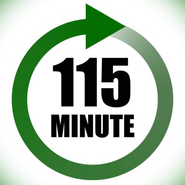 Numaralar, rakamlar, çevirme illüstrasyonu. Zaman, süre ve zaman kavramı simgesi. Geri dönüş zamanı (TAT) simgesi. Geri sayım, geri sayım vektörü