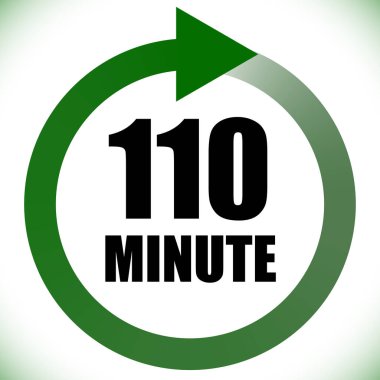 Numaralar, rakamlar, çevirme illüstrasyonu. Zaman, süre ve zaman kavramı simgesi. Geri dönüş zamanı (TAT) simgesi. Geri sayım, geri sayım vektörü