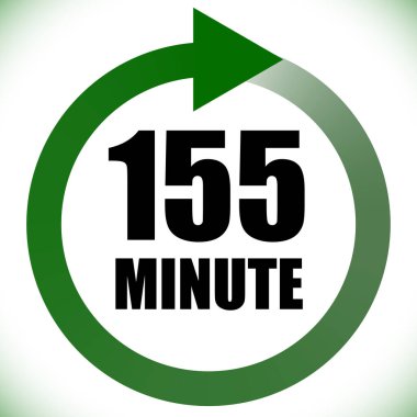 Numaralar, rakamlar, çevirme illüstrasyonu. Zaman, süre ve zaman kavramı simgesi. Geri dönüş zamanı (TAT) simgesi. Geri sayım, geri sayım vektörü