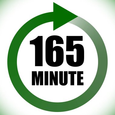 Numaralar, rakamlar, çevirme illüstrasyonu. Zaman, süre ve zaman kavramı simgesi. Geri dönüş zamanı (TAT) simgesi. Geri sayım, geri sayım vektörü