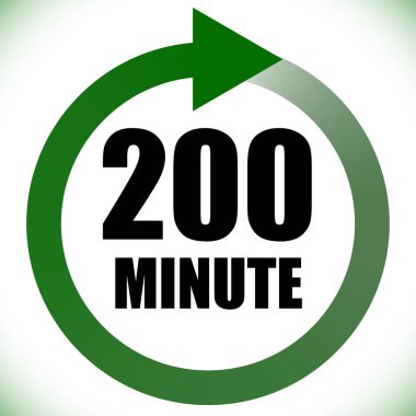 Numaralar, rakamlar, çevirme illüstrasyonu. Zaman, süre ve zaman kavramı simgesi. Geri dönüş zamanı (TAT) simgesi. Geri sayım, geri sayım vektörü