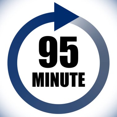 Numaralar, rakamlar, çevirme illüstrasyonu. Zaman, süre ve zaman kavramı simgesi. Geri dönüş zamanı (TAT) simgesi. Geri sayım, geri sayım vektörü